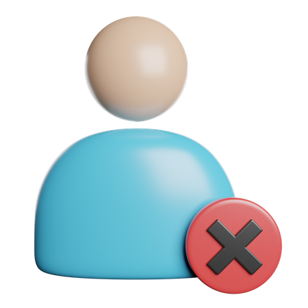 Cancel  3D Icon