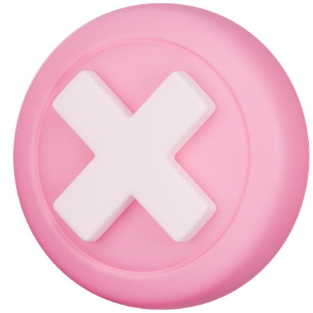 Cancel  3D Icon