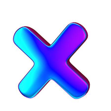 Cancel  3D Icon