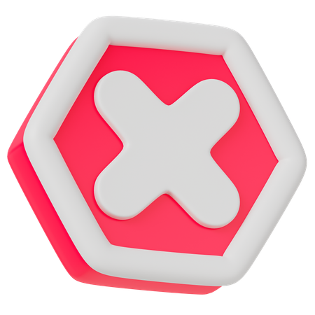 Cancel  3D Icon