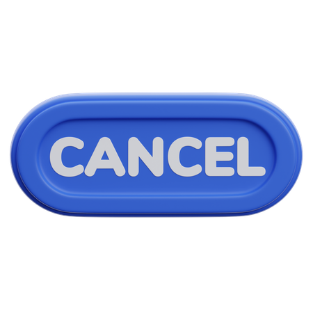 Cancel Button  3D Icon