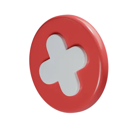 Cancel Button  3D Icon