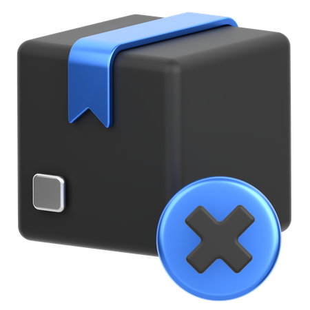 Cancel Delivery  3D Icon