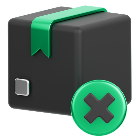 Cancel Delivery  3D Icon