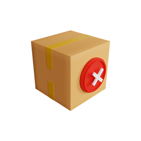 Cancel Delivery  3D Icon