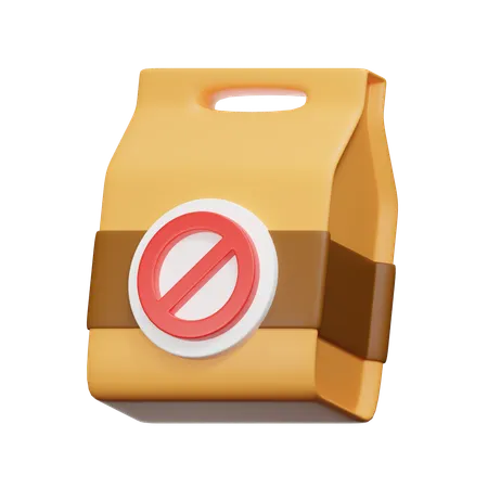 Cancel Food Order  3D Icon