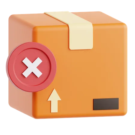 Cancel Order  3D Icon