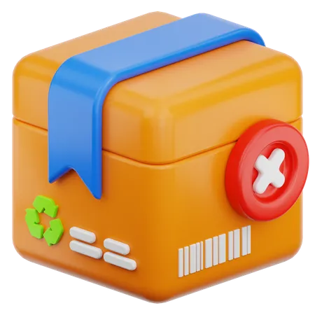 Cancel Order  3D Icon