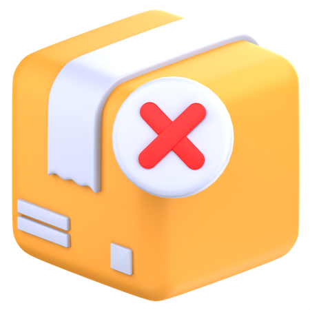 Cancel order  3D Icon