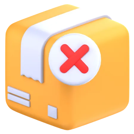 Cancel order  3D Icon