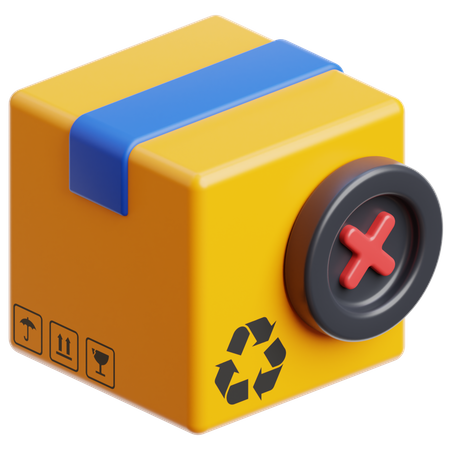 Cancel Order  3D Icon
