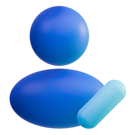 Cancel User  3D Icon