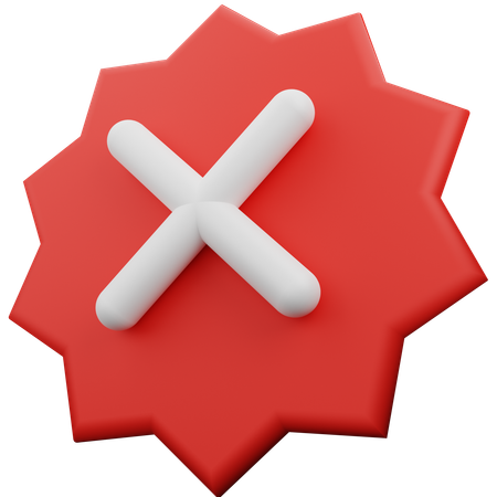 Cancelar  3D Icon