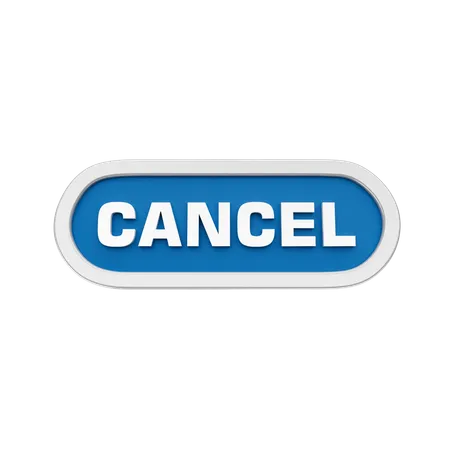 Cancelar  3D Icon