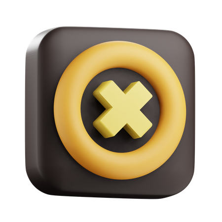 Cancelar  3D Icon