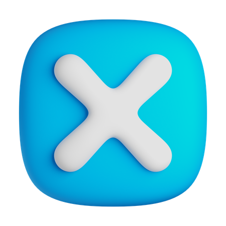 Cancelar  3D Icon