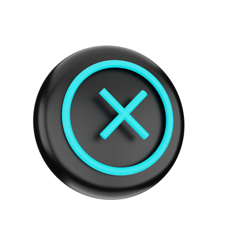 Cancelar  3D Icon
