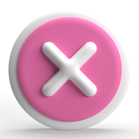 Cancelar  3D Icon