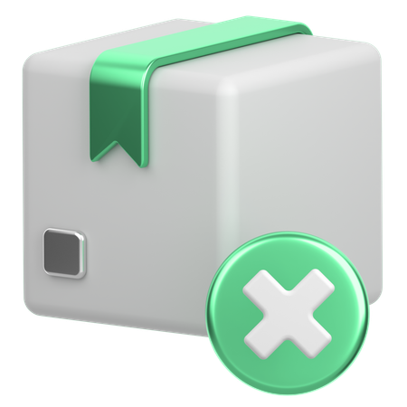 Cancelar la entrega  3D Icon