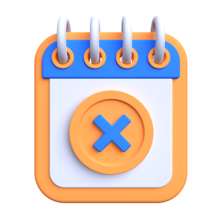 Cancelar evento  3D Icon