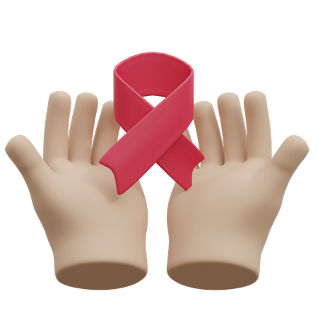 Cancer awareness  3D Icon