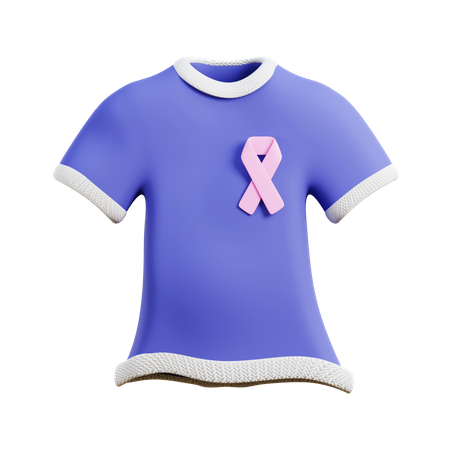 Cancer awareness t-shirt  3D Icon