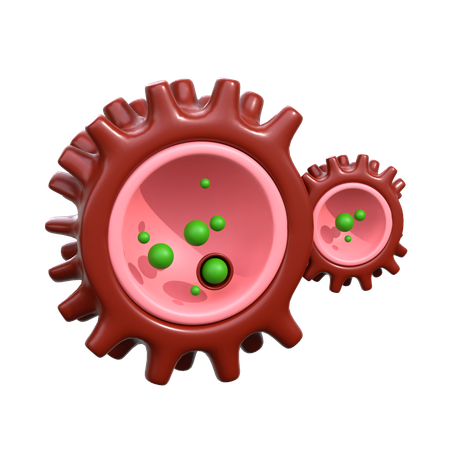 Cancer Cell  3D Icon
