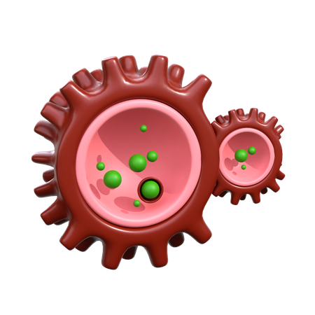 Cancer Cell  3D Icon