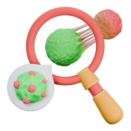 Cancer Cell Research  3D Icon