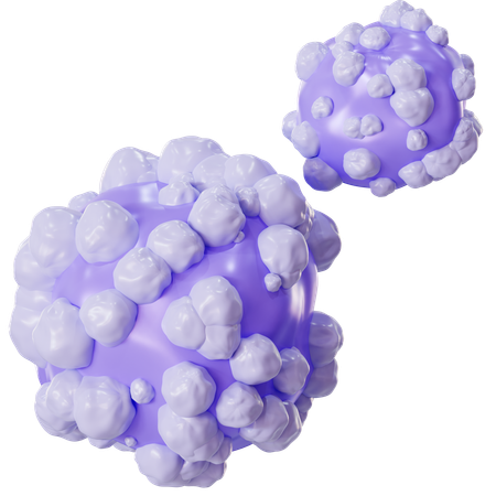 Cancer cells  3D Icon