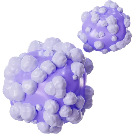 Cancer cells  3D Icon