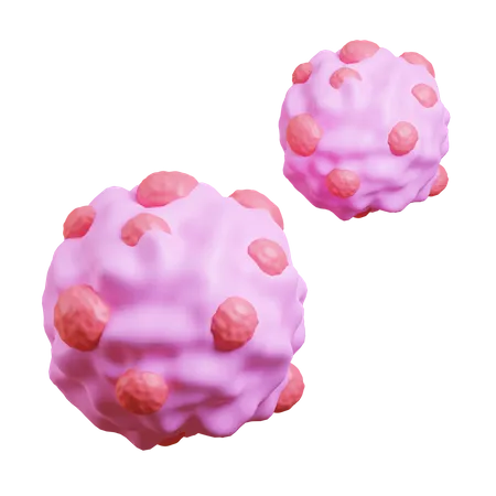 Cancer cells  3D Icon