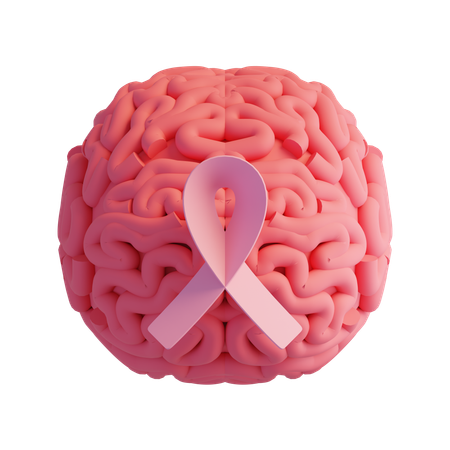 Cancer cerebral  3D Icon