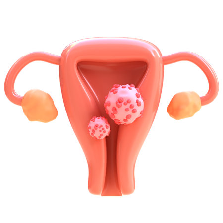 Câncer cervical  3D Icon