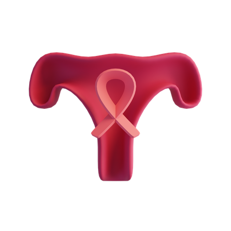 Câncer cervical  3D Icon