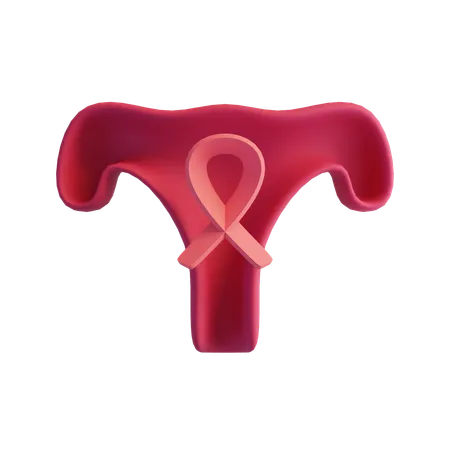 Câncer cervical  3D Icon