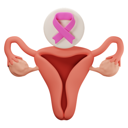 Câncer cervical  3D Icon