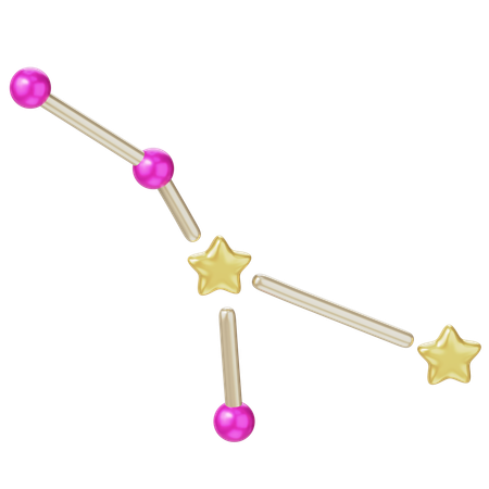 Cancer Constellation  3D Icon
