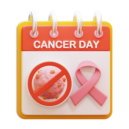 Cancer Day  3D Icon