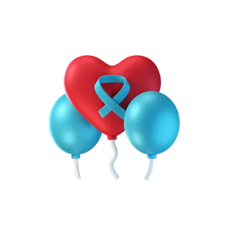 Cancer Day Celebration 3D Icon
