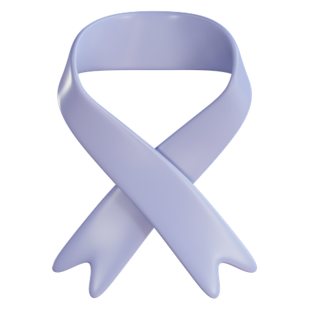 Cancer Day Ribbon  3D Icon