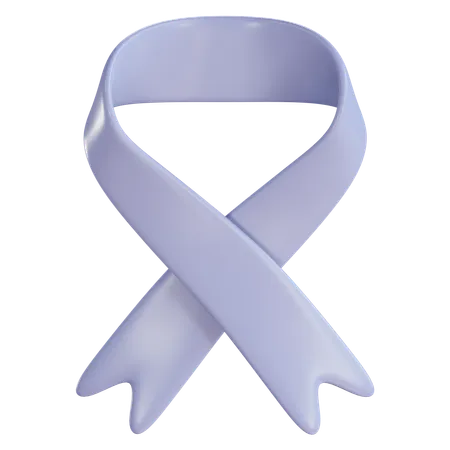 Cancer Day Ribbon  3D Icon