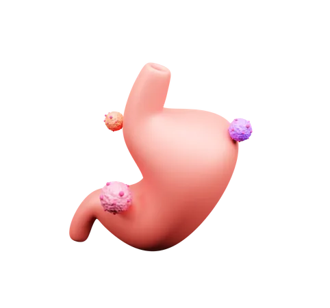 Câncer de estômago  3D Icon