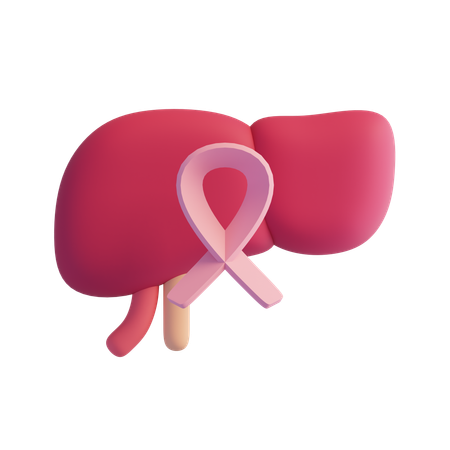 Cáncer de hígado  3D Icon