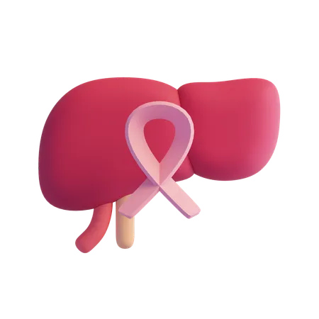 Cáncer de hígado  3D Icon