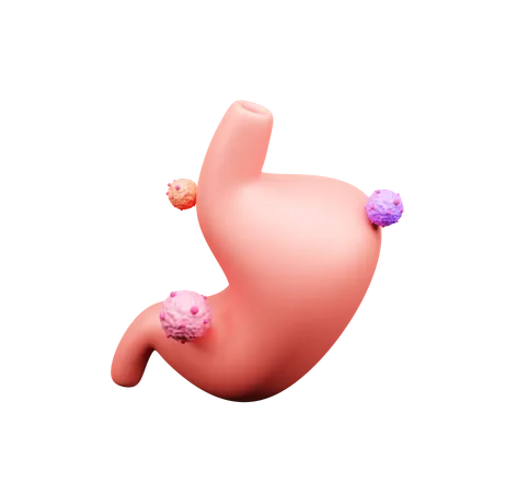 Cancer de l'estomac  3D Icon