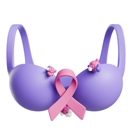 Câncer de mama  3D Icon