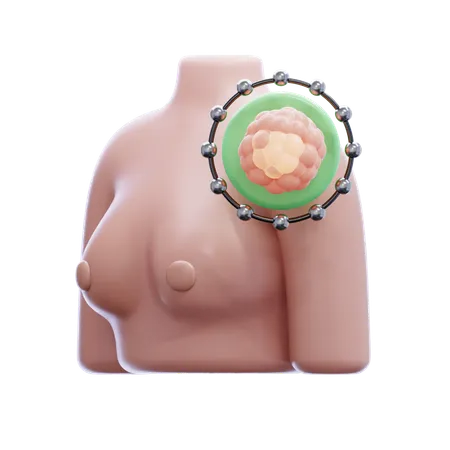 Cáncer de mama  3D Icon