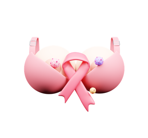 Cancer du sein  3D Icon