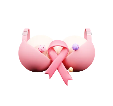 Cancer du sein  3D Icon